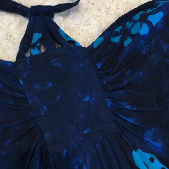 Hawaiian Print Halter Dress or Top w/Smocked Back - Picture 6 of 16